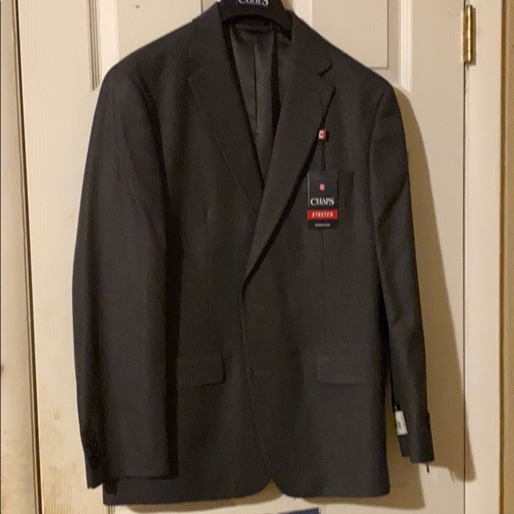 Gray/Black Chaps Sports Coat